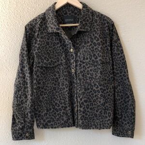 Sanctuary Animal Print Jacket Size M
